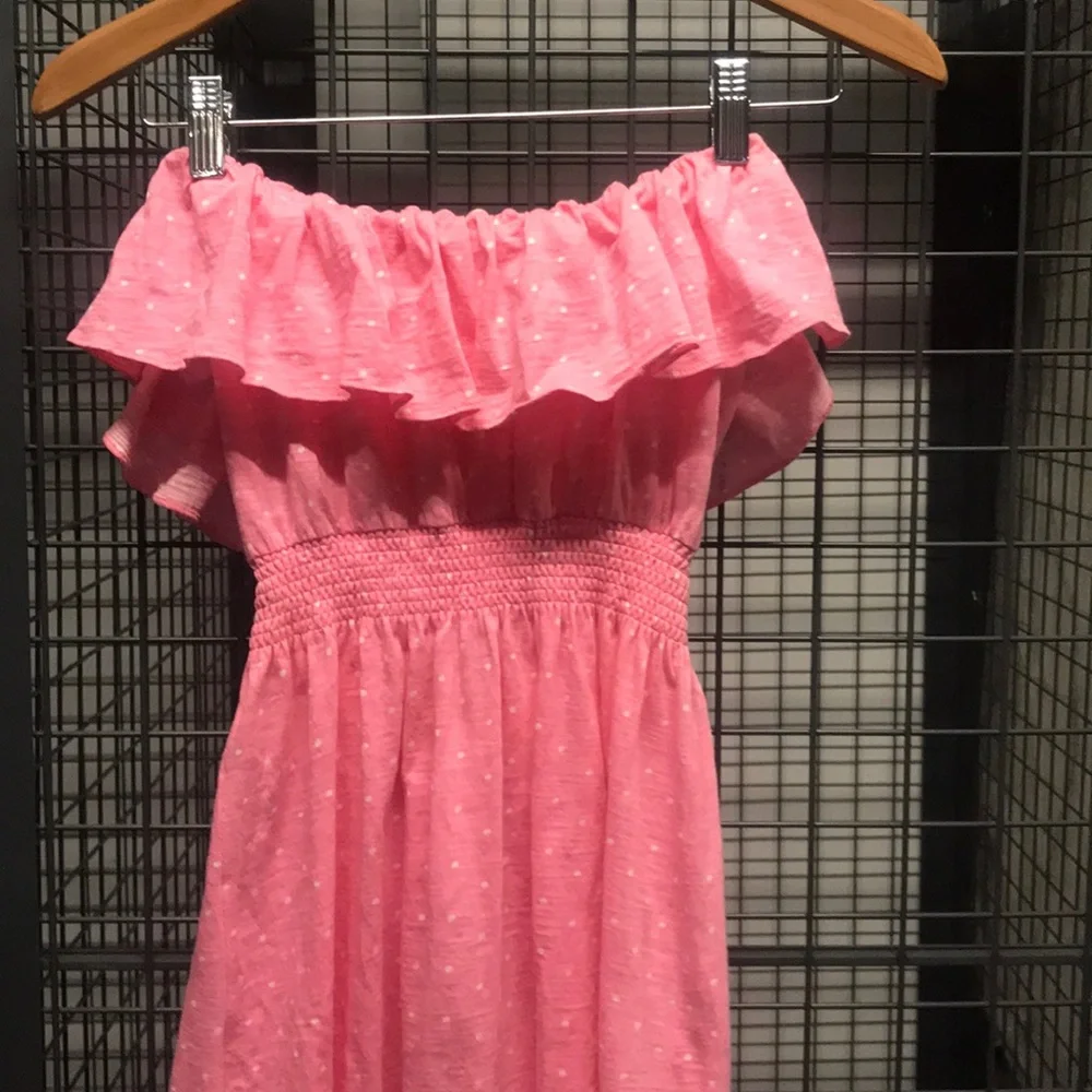 Lilly Pulitzer Vinita Strapless Dress in Pink - Picture 3 of 3